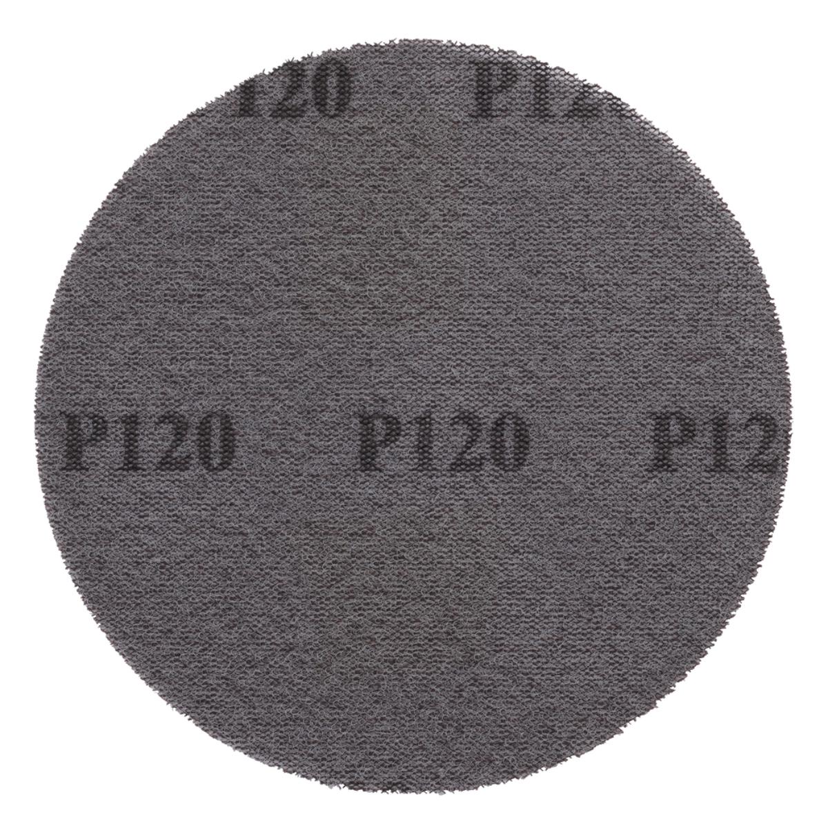 Makita Netzschleifmittel 150mm, Körnung A120,Klett, Gitter, 10 Stück