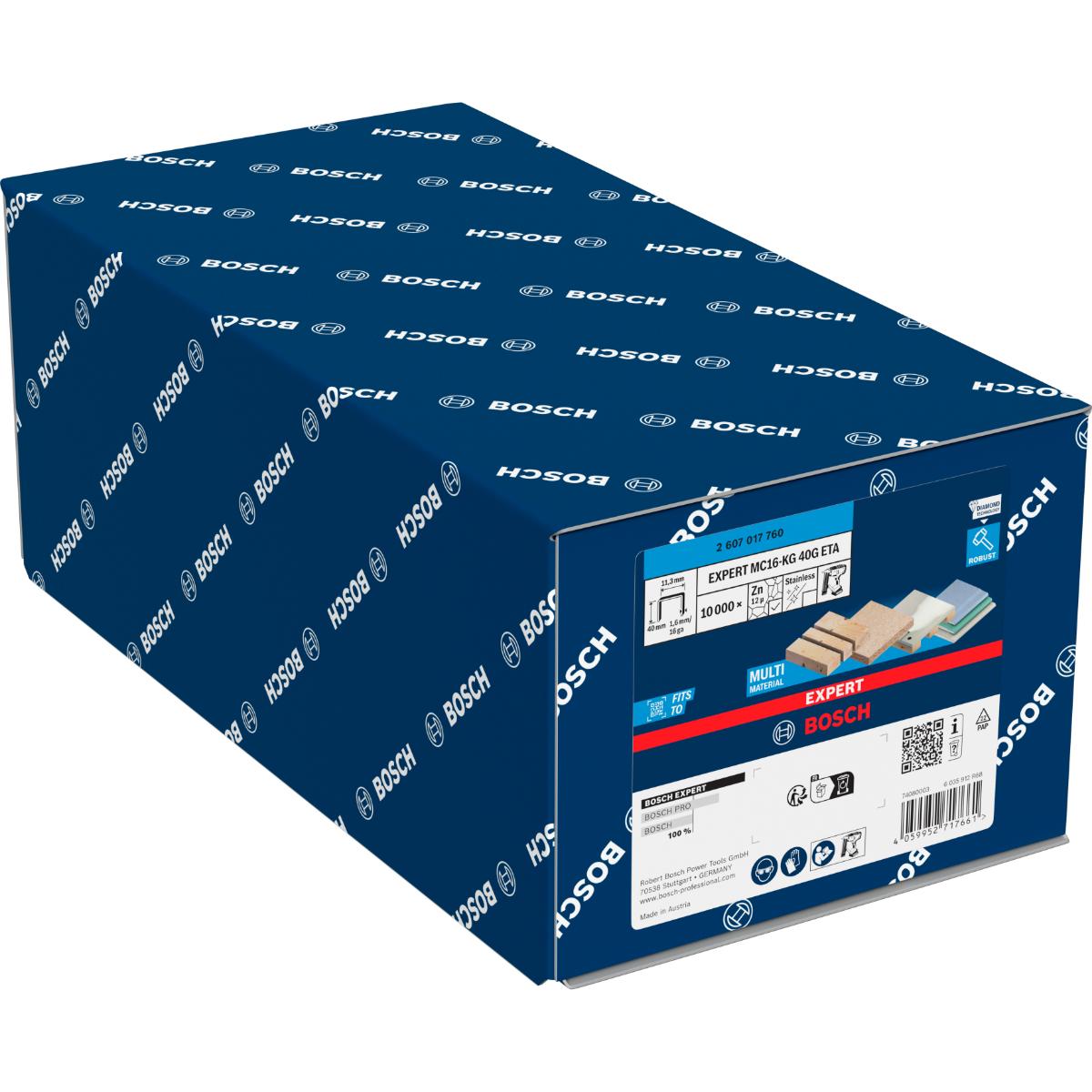 Bosch EXPERT MC16-KG 40G ETA Kronenklammer mit mittlerem Rücken, 1,6/16 g, 40 mm, 10000-Stück