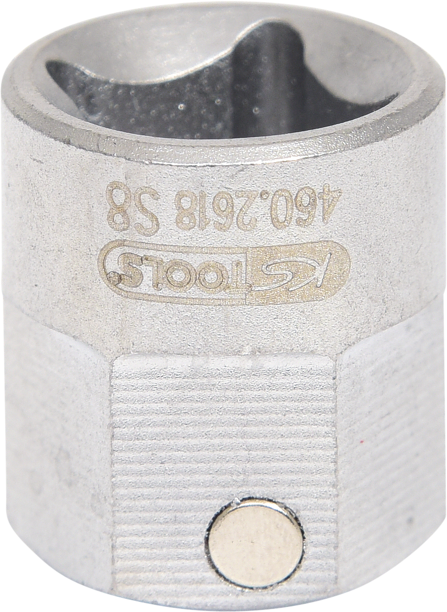 KS Tools Spezialeinsatz 4-kant mit Magnet, 8,0 mm, für SAF und Knorr Sättel