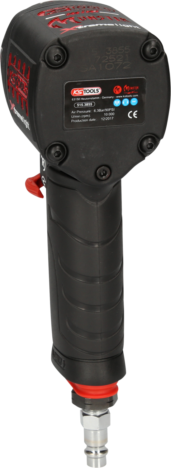 KS Tools 3/8" miniMONSTER Xtremelight Hochleistungs-Druckluft-Schlagschrauber 1.390 Nm