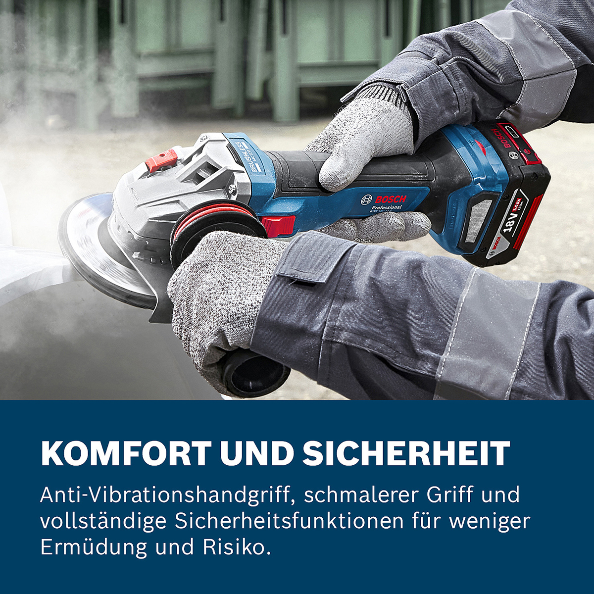 Bosch Akku-Winkelschleifer GWS 18V-11 S