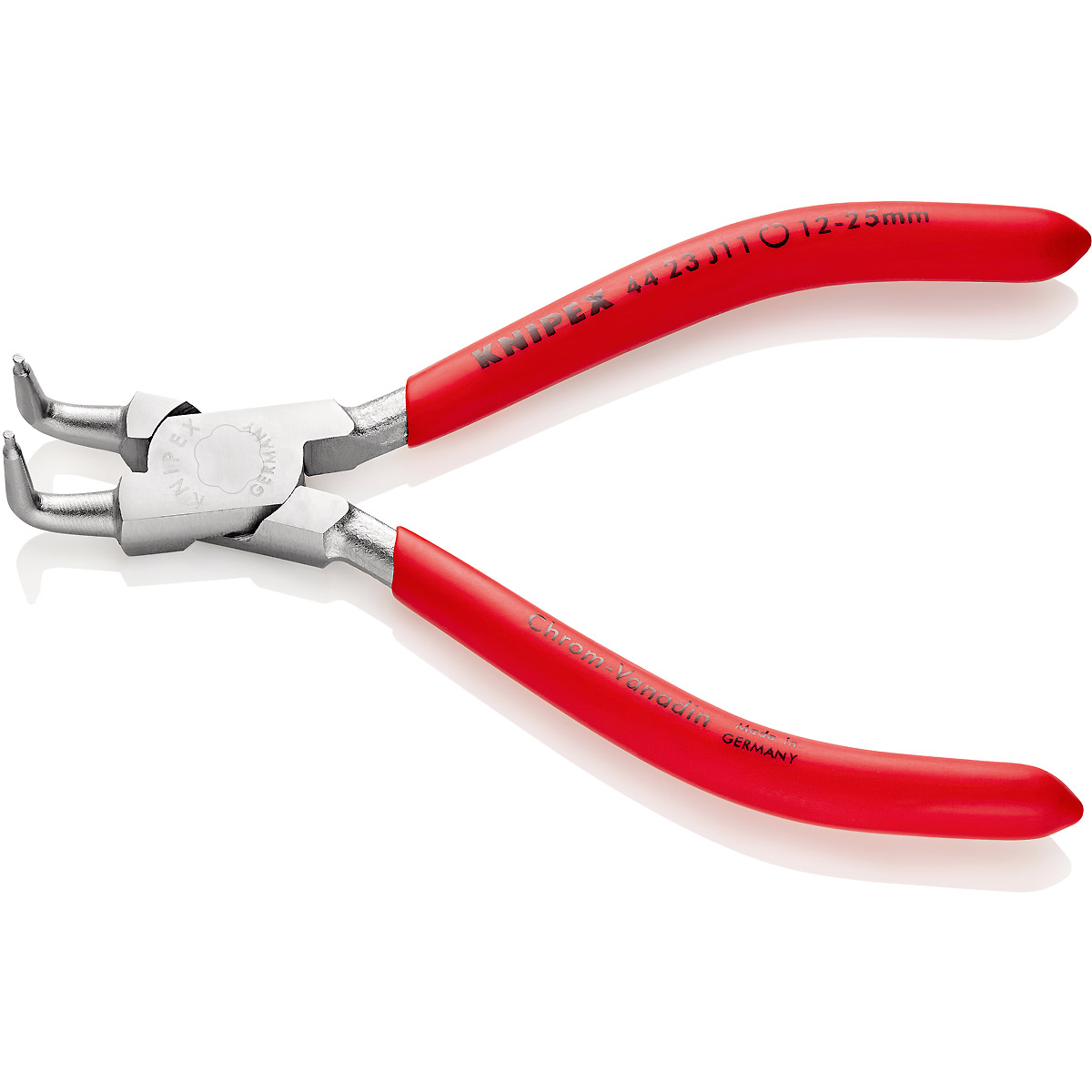 KNIPEX Sicherungsringzange verchromt angewinkelt