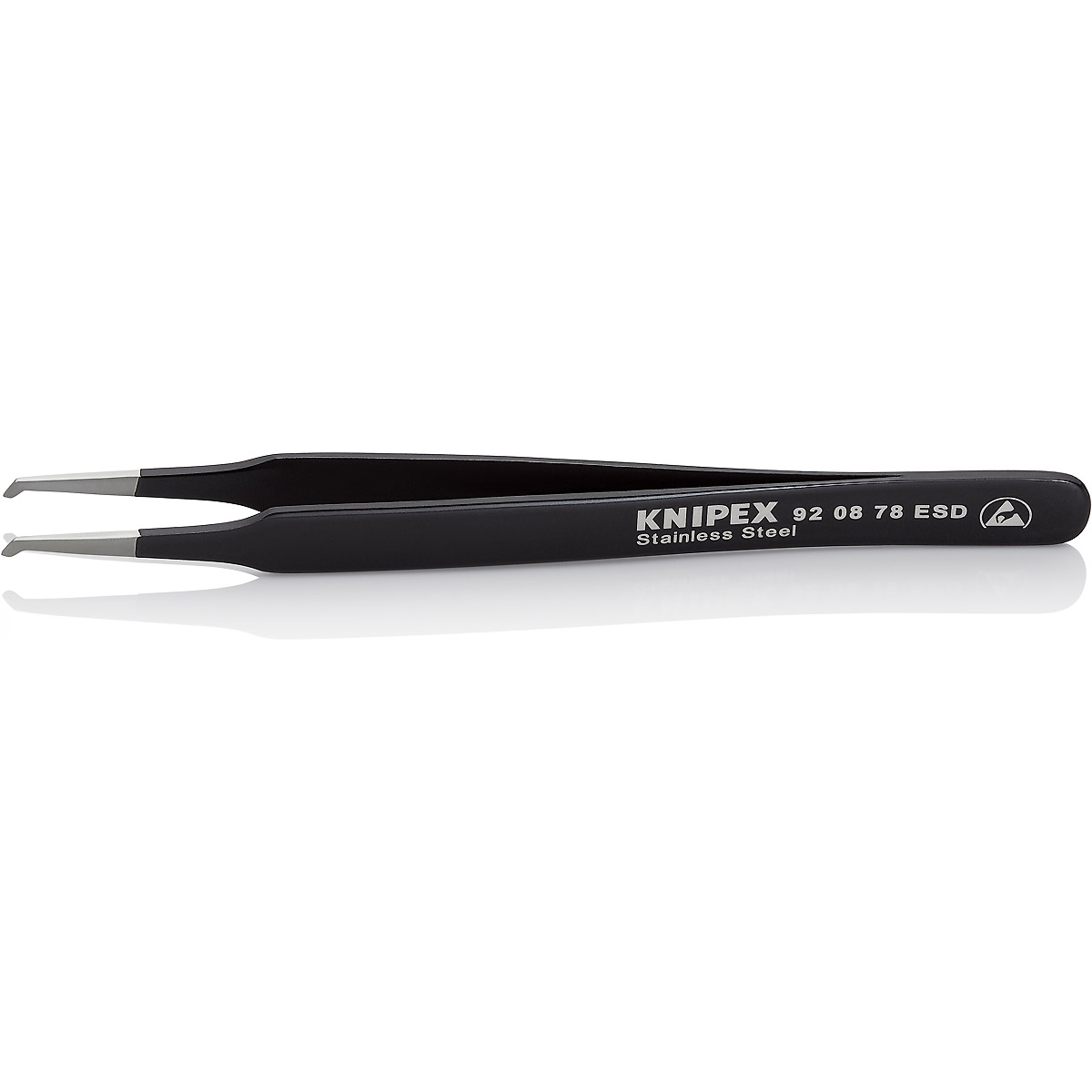 KNIPEX SMD-Präzisionspinzette 118 mm Glatt