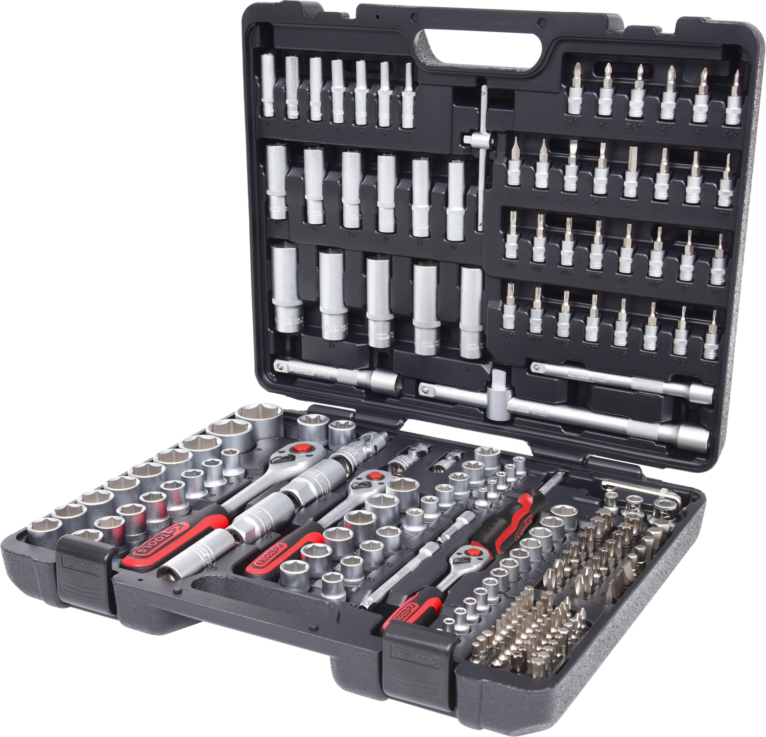 KS Tools 1/4"+3/8"+1/2" Steckschlüssel-Satz, 195-tlg