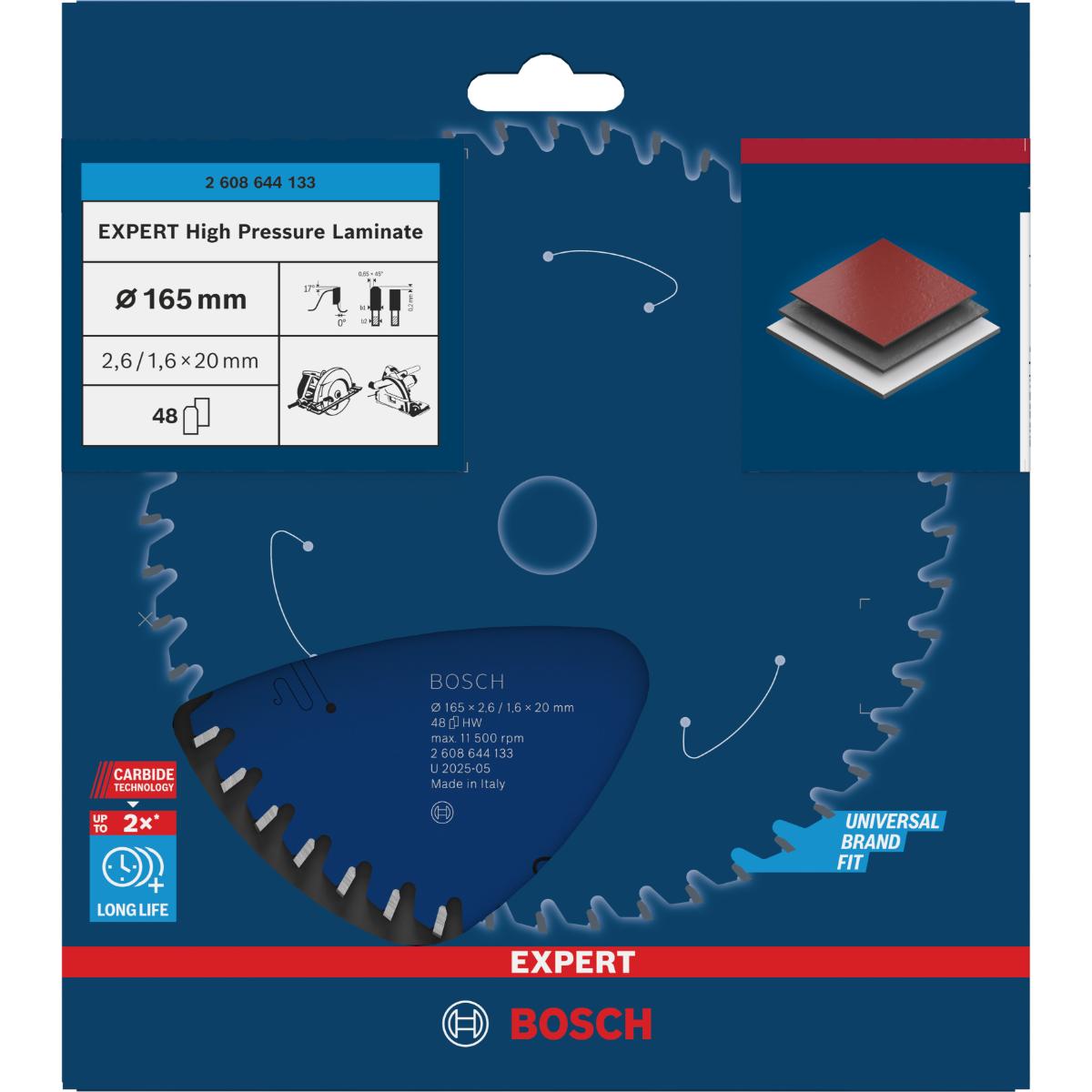 Bosch Kreissägeblatt Expert for High Pressure Laminate