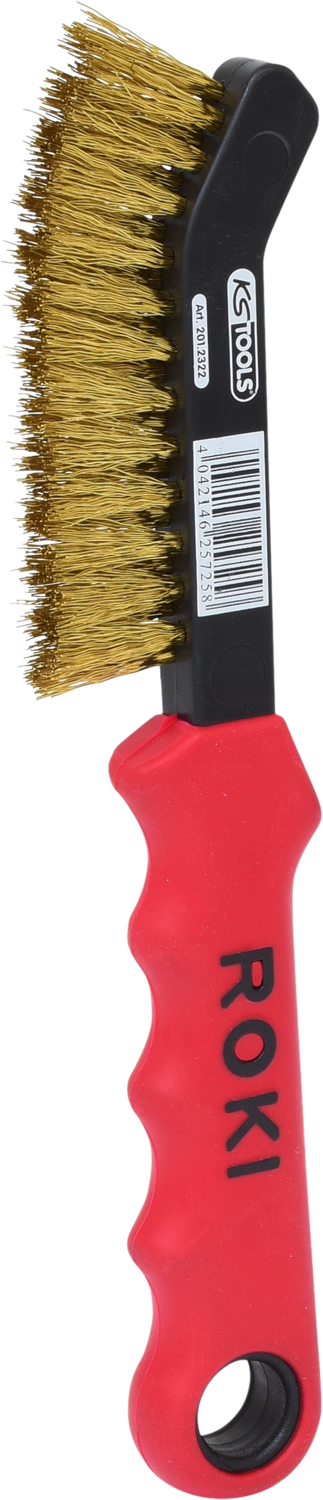 KS Tools Messingdraht-Bremssattel-Drahtbürste 2-reihig