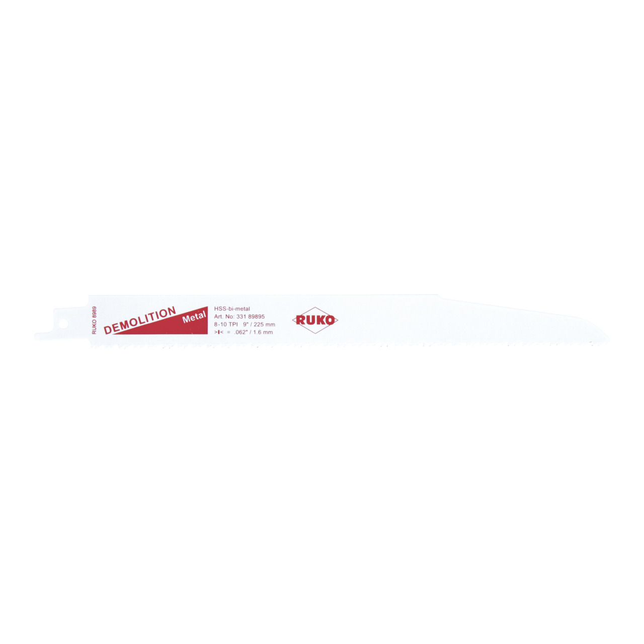 RUKO Säbelsägeblatt RUKO 8989 HSS-Bimetall