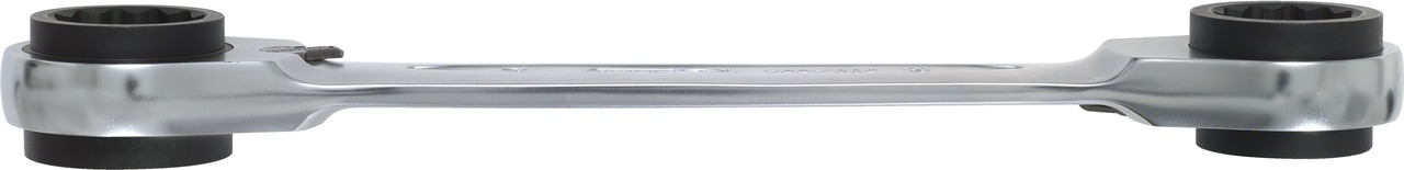 KS Tools 4 in 1 GEARplus umschaltbar Doppel-Ratschenringschlüssel-Satz, 2-tlg 21-34mm