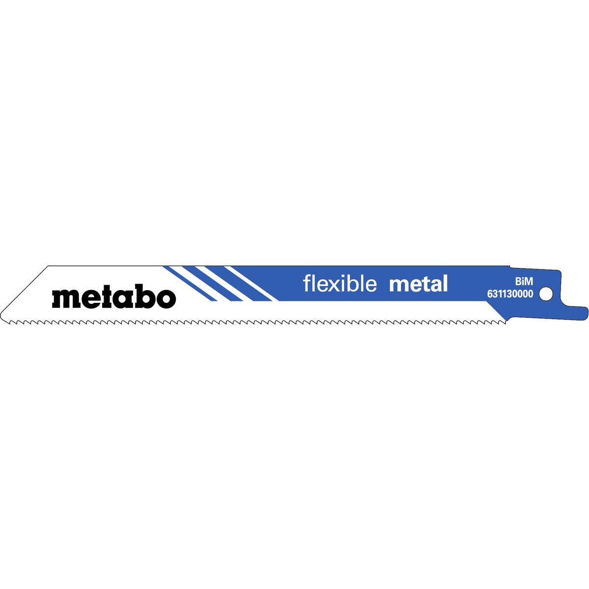 Metabo Säbelsägeblätter flexible metal 150 mm BiM / 14 TPI gewellt / gefräst - 2 Stück