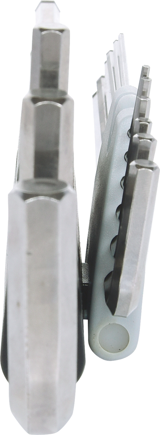 KS Tools EDELSTAHL Innen6kant-Winkelstiftschlüssel-Satz XL, 9-tlg
