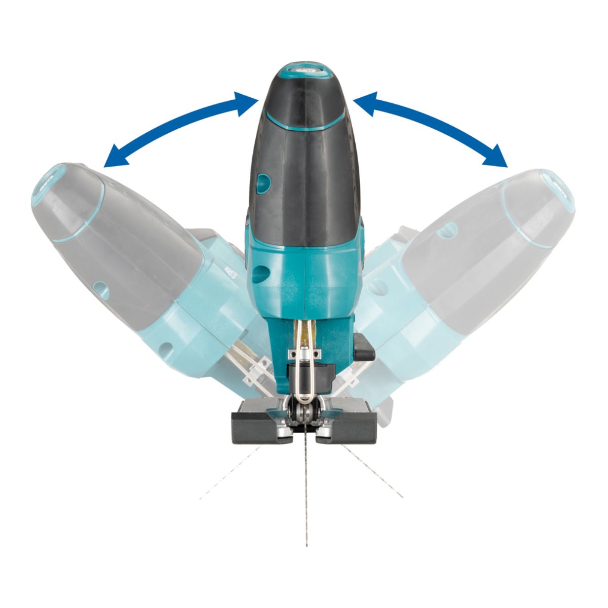 Makita Akku-Pendelhubstichsäge 18V (ohne Akku, ohne Ladegerät) DJV184Z