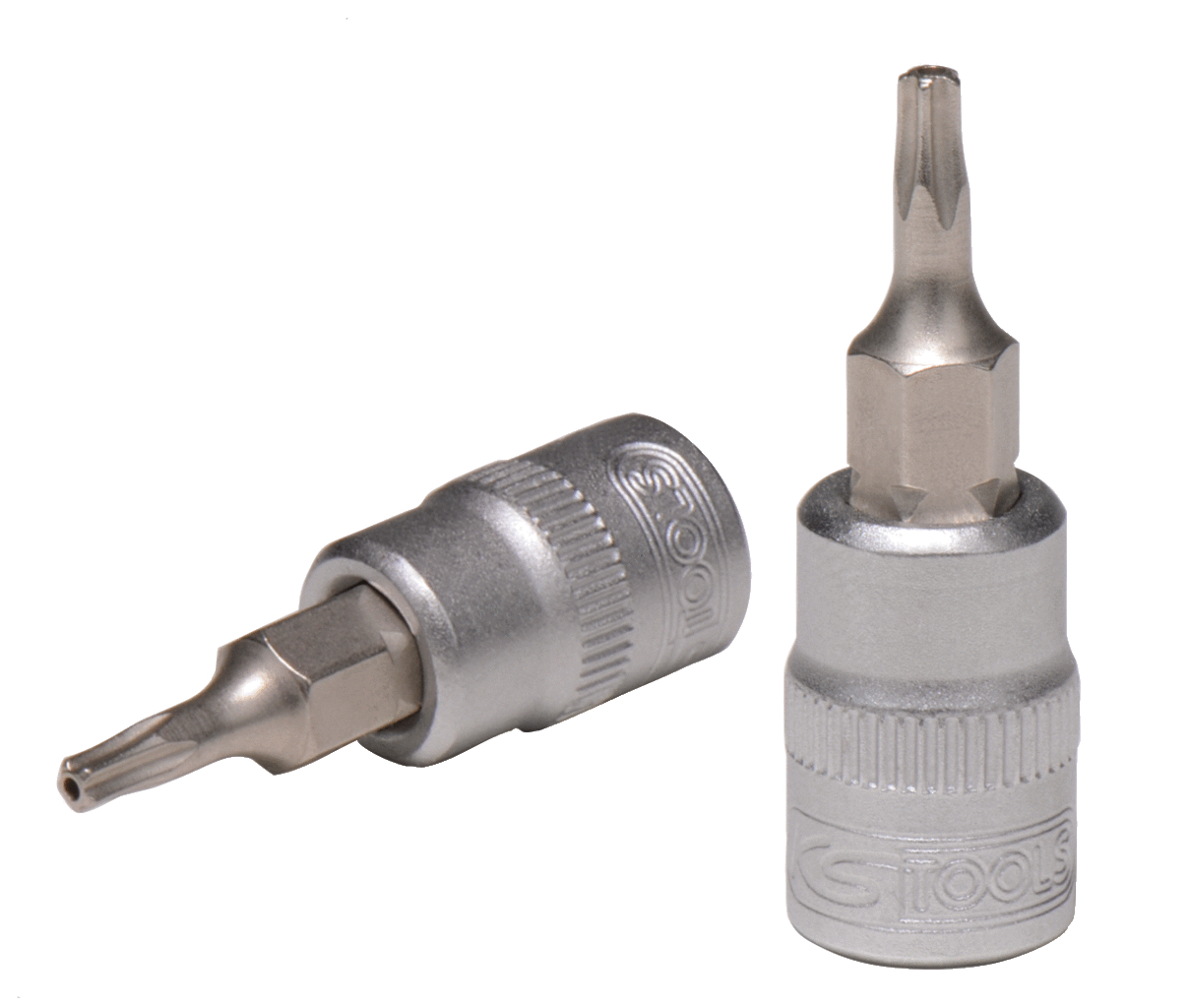 KS TOOLS 1/4" Bit-Stecknuss, Fünfstern mit Stirnlochbohrung