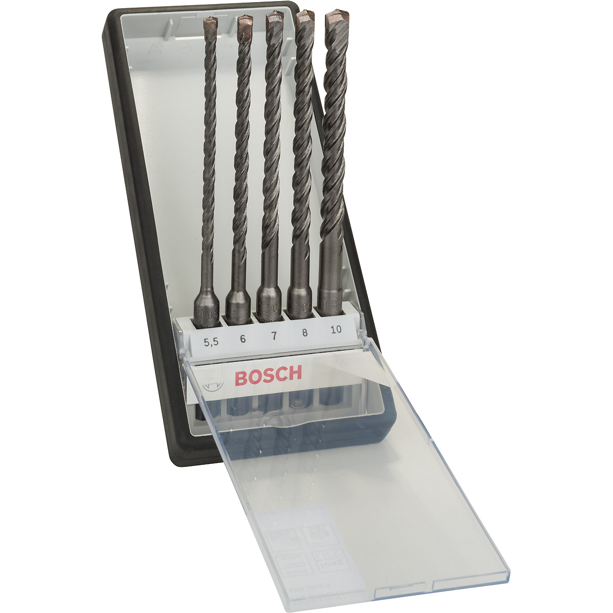 Bosch Hammerbohrer-Set SDS plus-5 Robust Line, 5-teilig