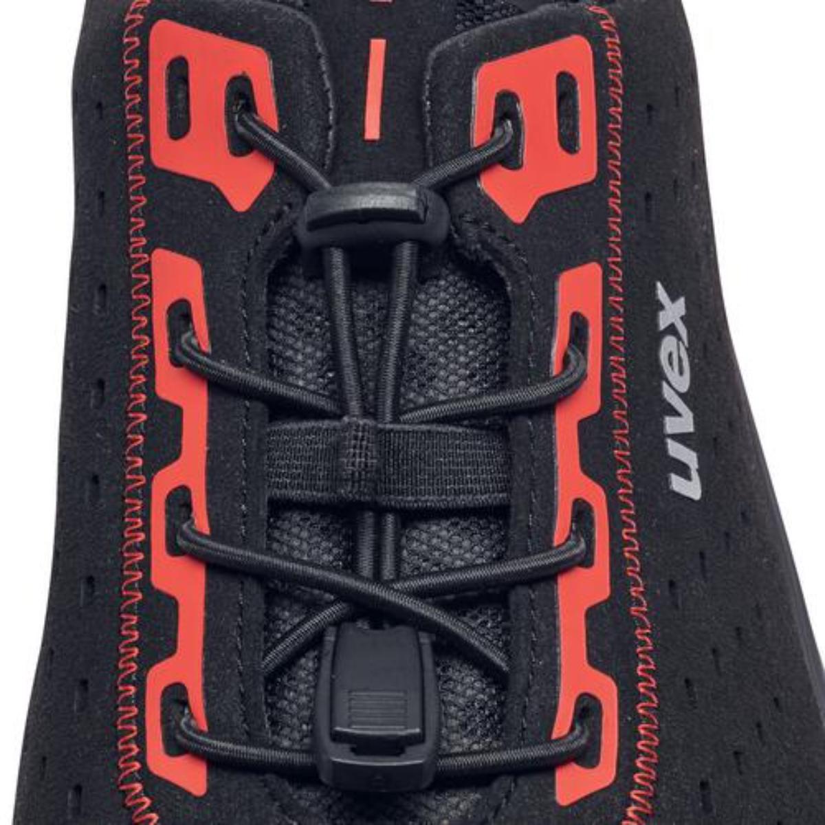 uvex 1 x-craft Sicherheitsschuh Halbschuhe S1 PL, schwarz