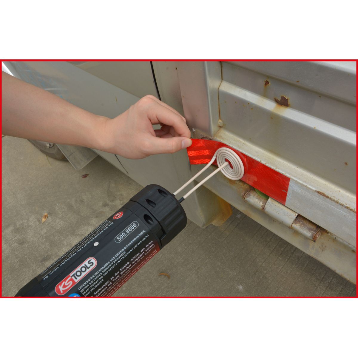 KS Tools Induktions-Heizpistolen-Satz mit Schnellverriegelung, 6-tlg