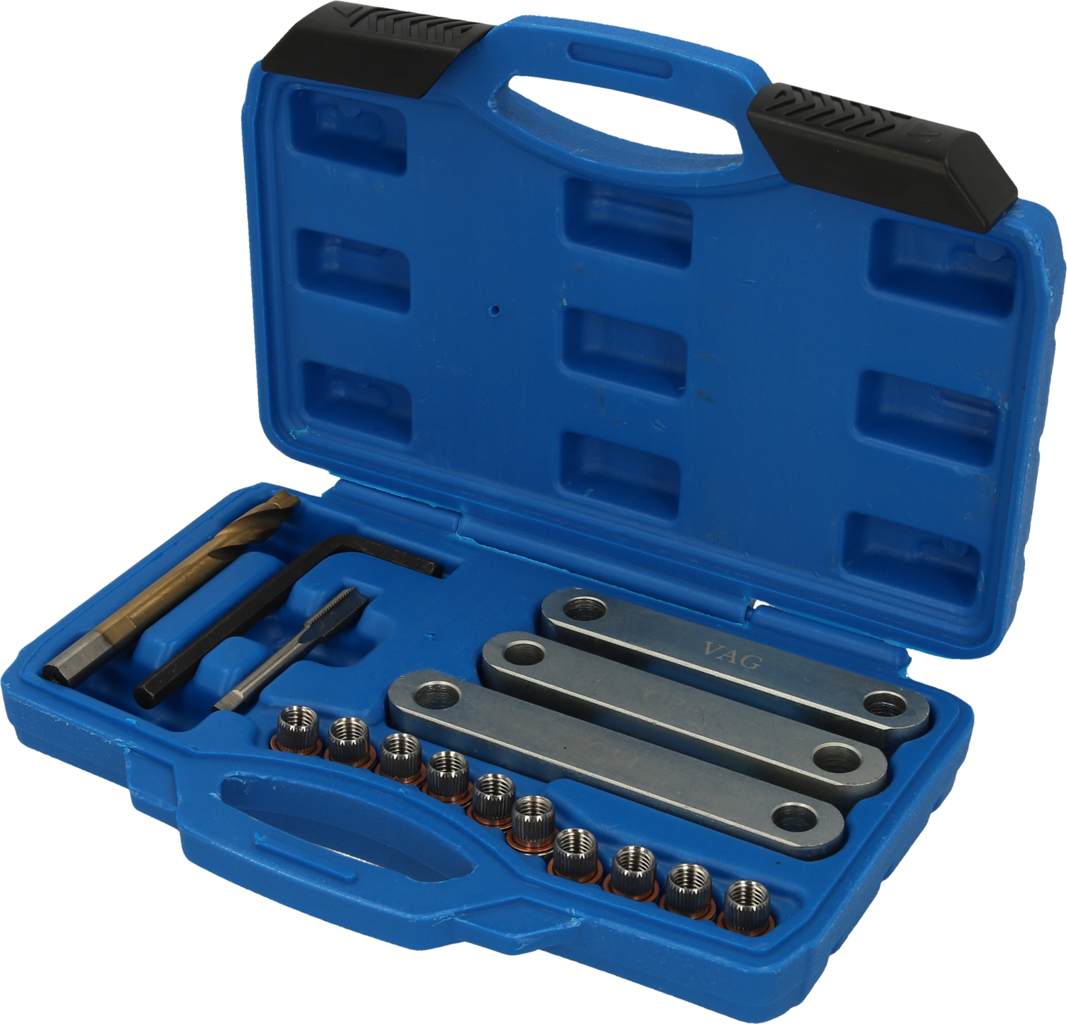 Brilliant Tools Reparatursatz für Bremsgewinde, M9 x 1,25, 16-tlg - BT701100
