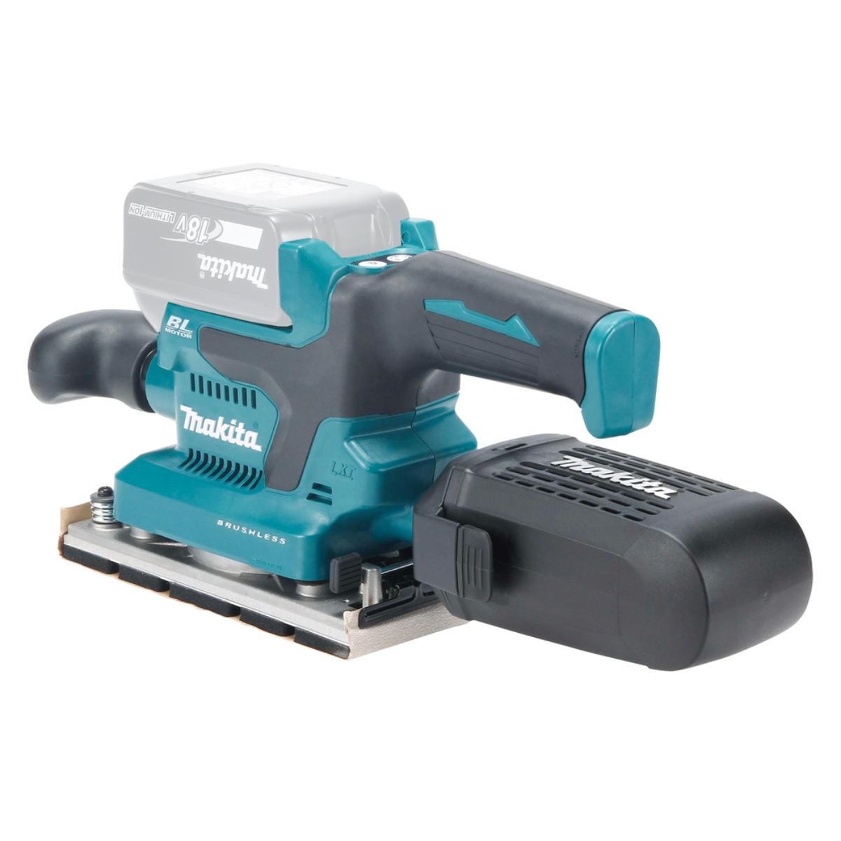 Makita Akku-Schwingschleifer 18V - 93x185 mm - 0-12.000 U/min - DBO382Z