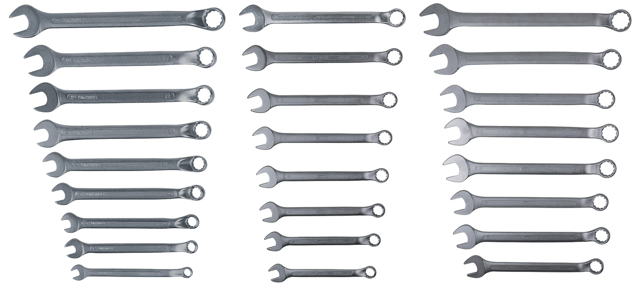 KS Tools Ringmaulschlüssel-Satz, 25-tlg gekröpft, 6-32mm
