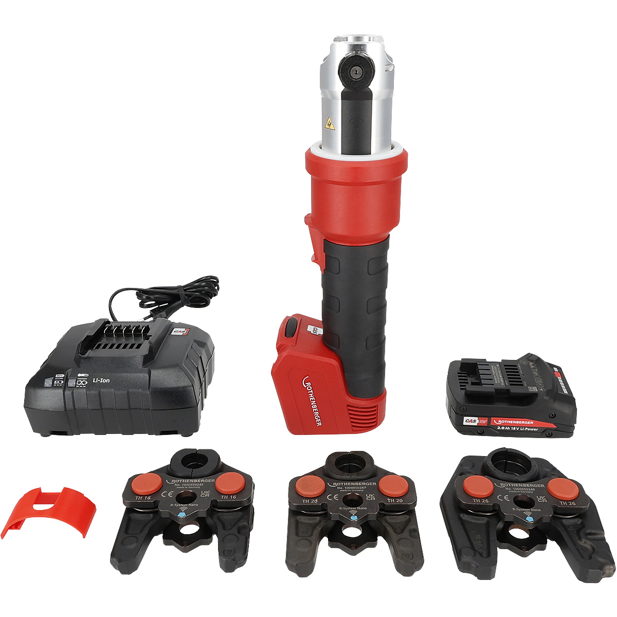 Rothenberger ROMAX NANO iJAWs Set, TH, 16-20-26mm, 2Ah, CAS