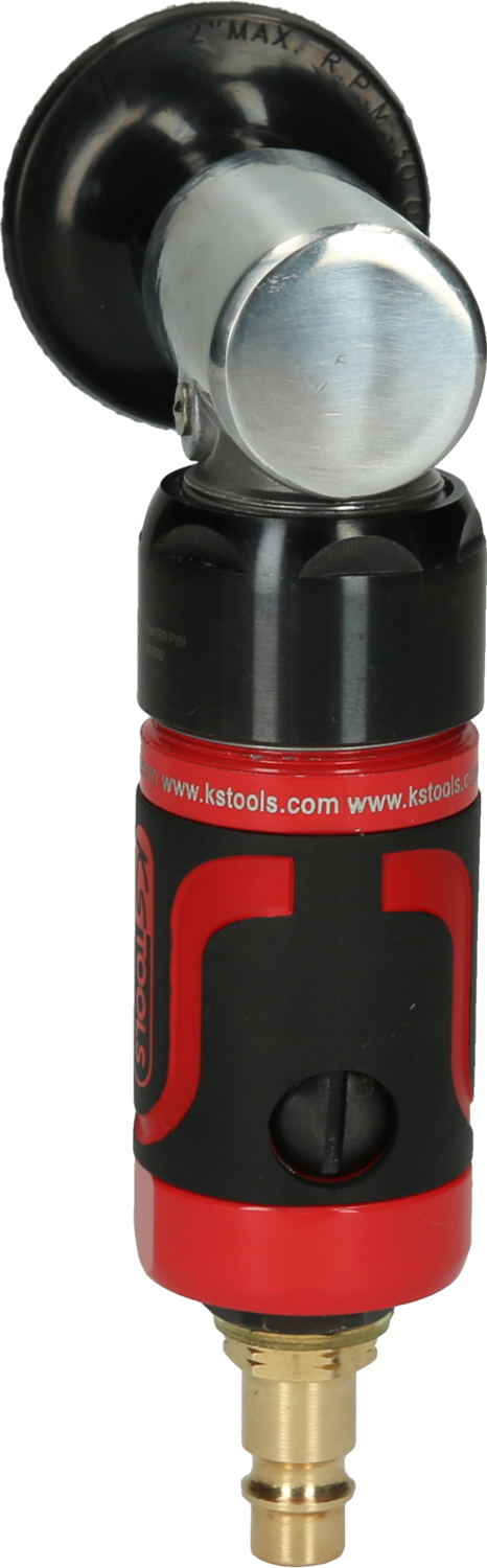 KS Tools SlimPOWER Mini-Druckluft-Schleifmaschine für große Pads, 19000 U-min