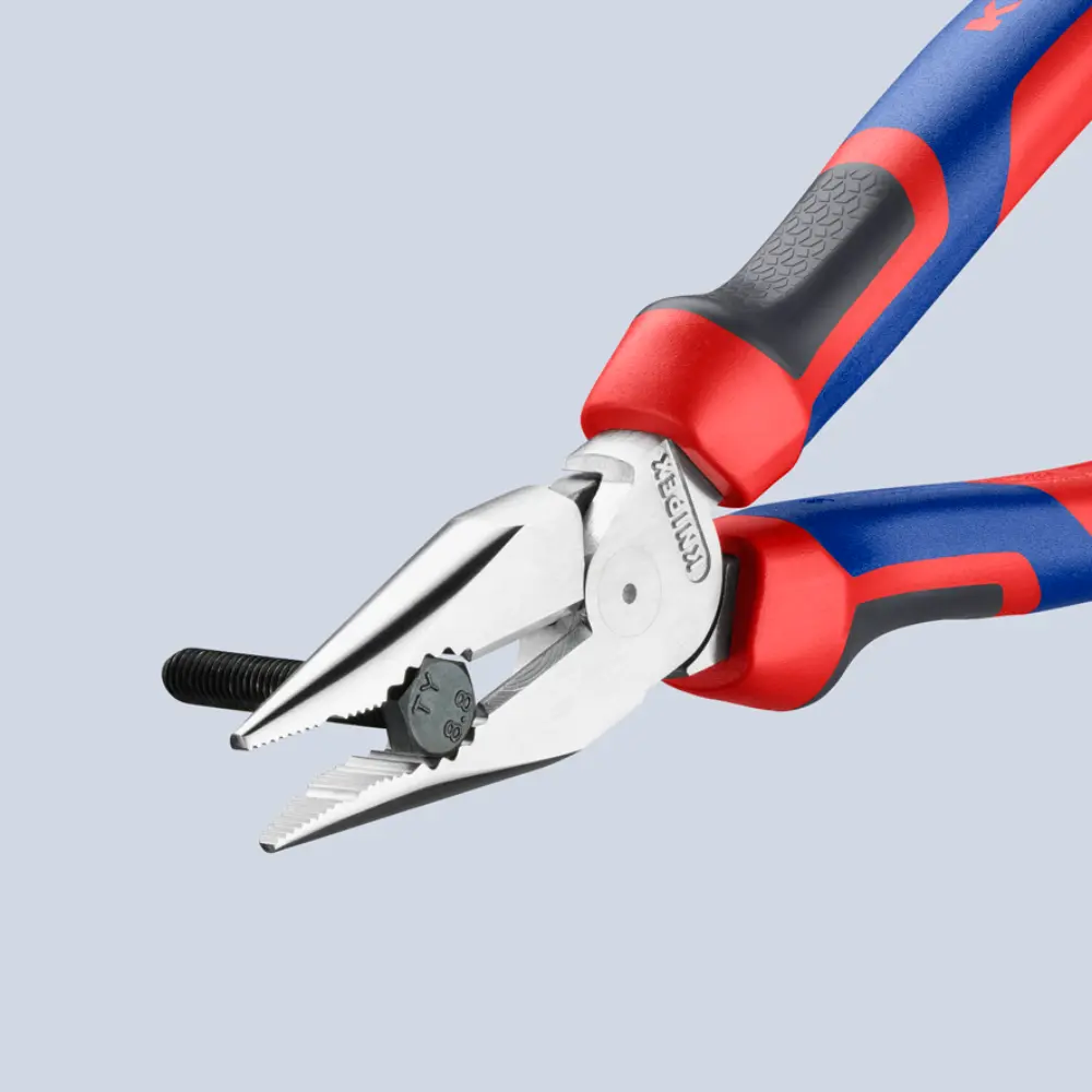 KNIPEX Spitz-Kombizange mit Comfort-Griffen verchromt 192 mm