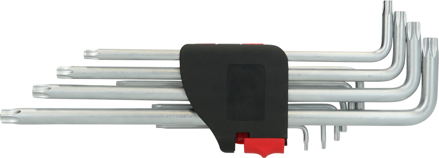 KS Tools Torx-Winkelstiftschlüssel-Satz, extra lang, 10-tlg