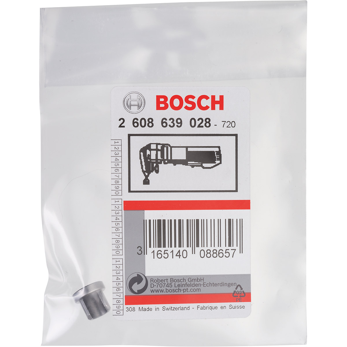 Bosch Matrize für Well- und fast alle Trapezbleche bis 1,2 mm, GNA 16
