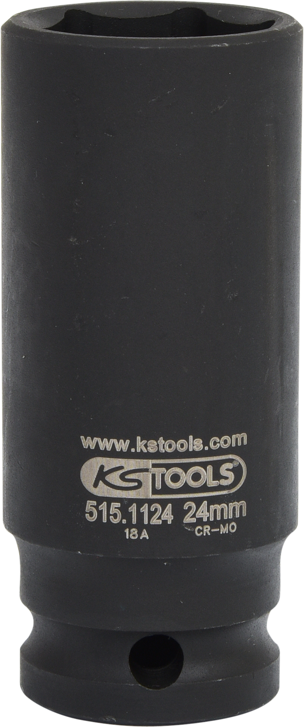 KS Tools 1/2" Sechskant-Kraft-Stecknuss, lang