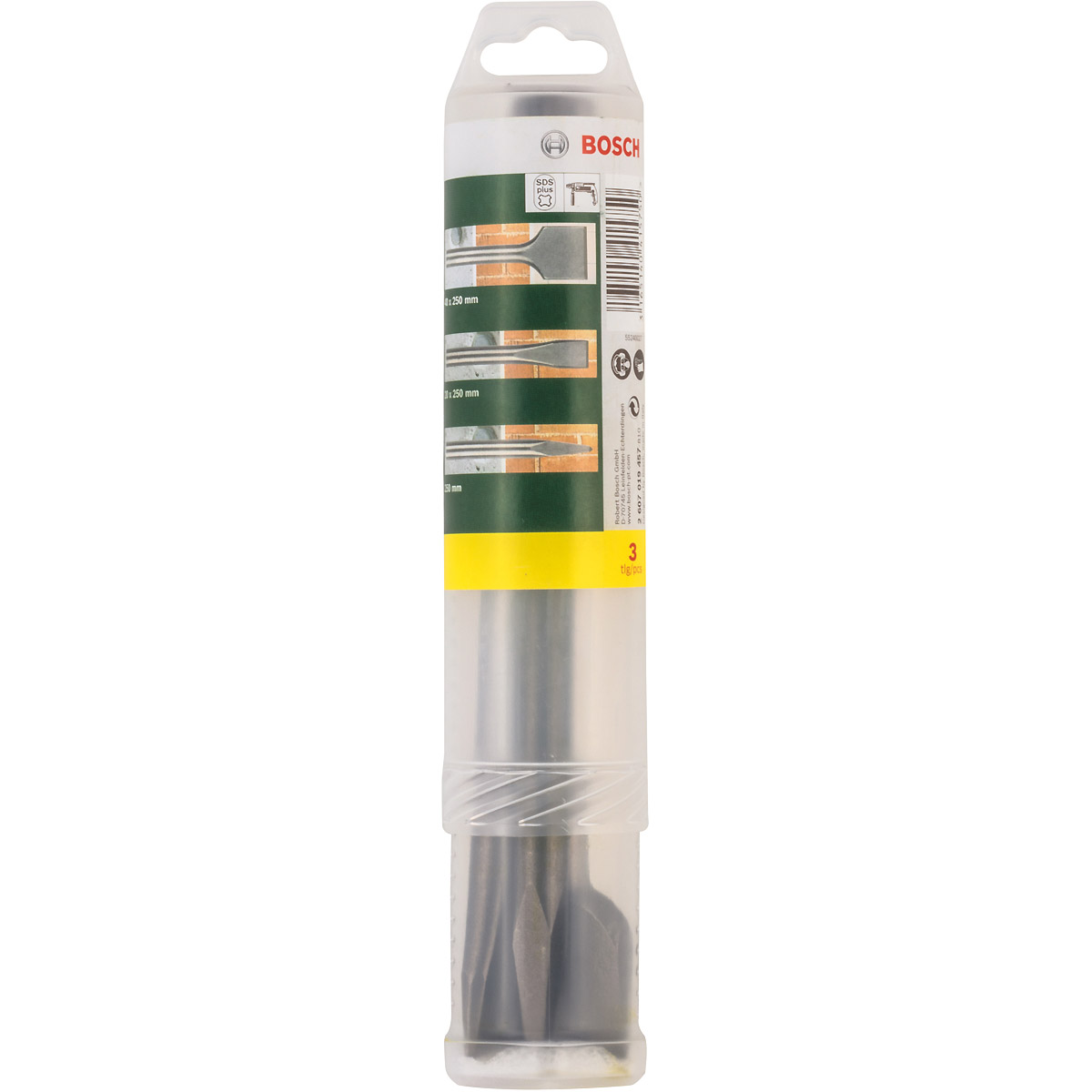 Bosch Meißel-Set SDS plus, 3-teilig