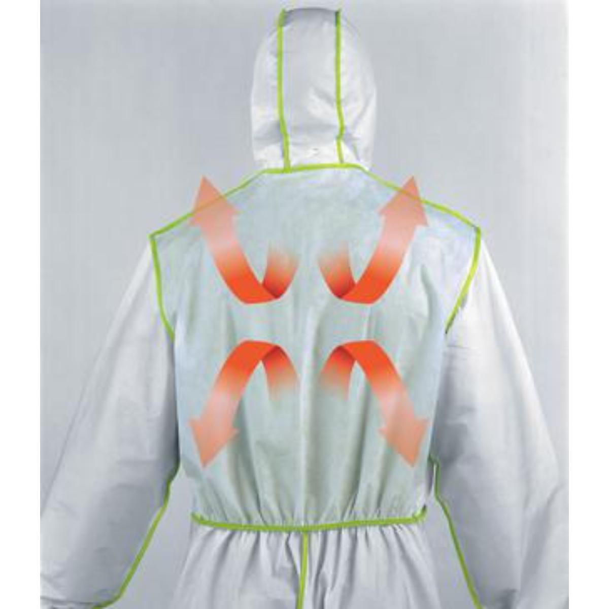 Uvex 5/6 comfort Einwegschutz-Overall weiß/lime