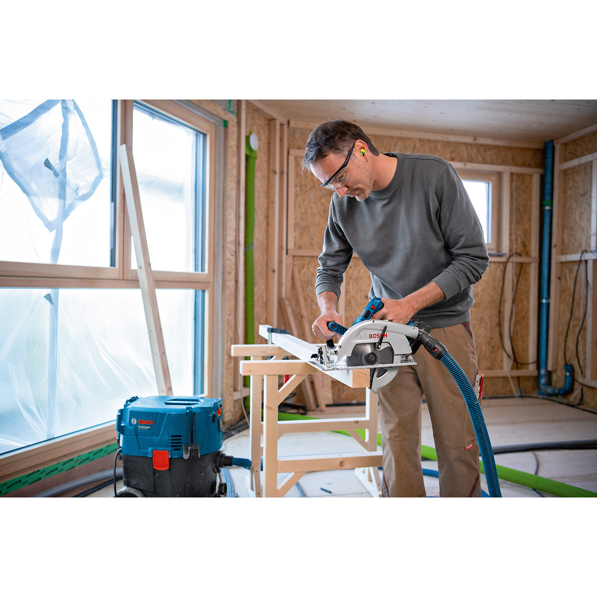 Bosch Akku-Kreissäge GKS 18V-70 L in L-BOXX 238