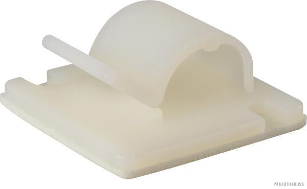 HERTH&BUSS Befestigungssockel, Kabelstrang, Klebefolie, 25 x 25 mm, für Kabel-Ø 7 mm