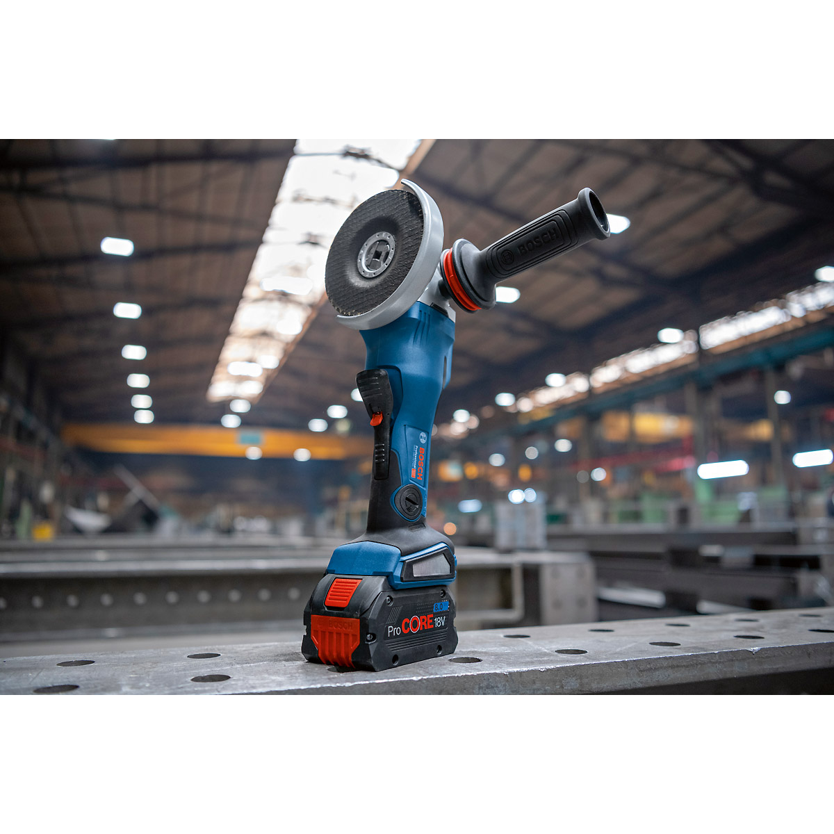 Bosch Akku-Winkelschleifer BITURBO mit X-LOCK GWX 18V-15 PSC
