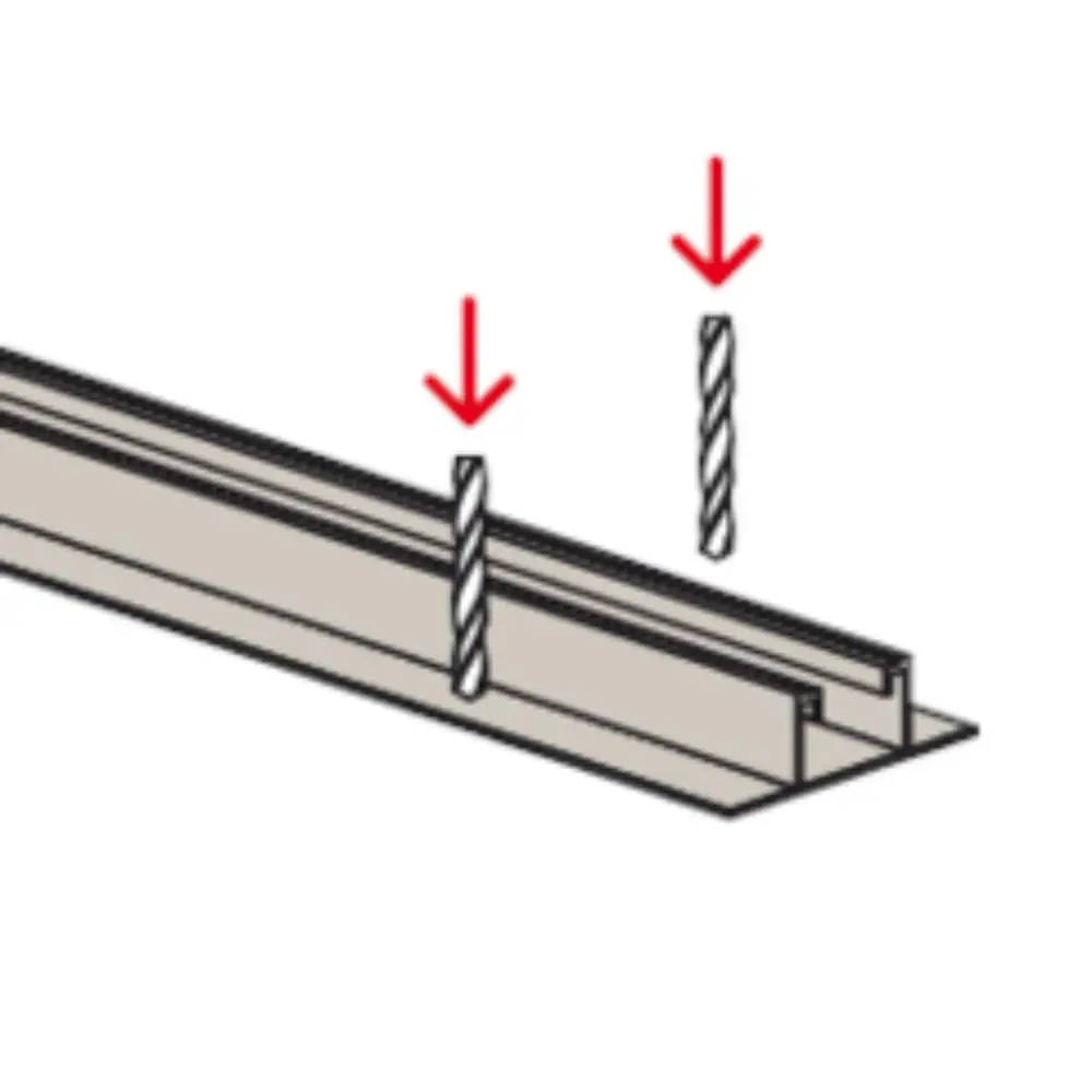 Fischer Profil SolarMetal P H25 400 Aluminium