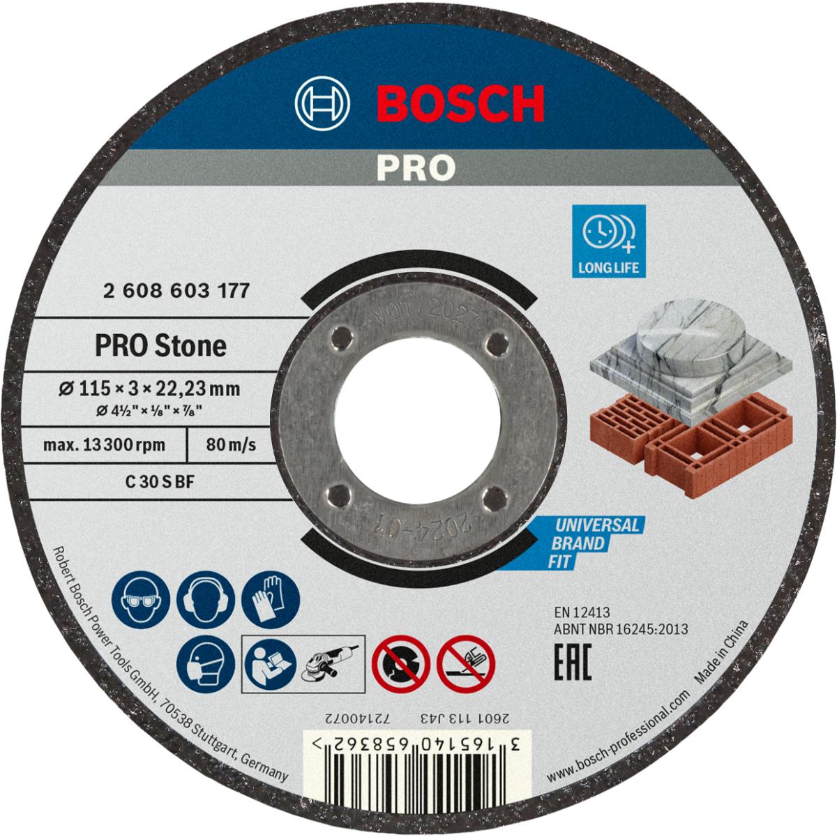 Bosch PRO Trennscheibe gerade Standard for Stone C 30 S BF