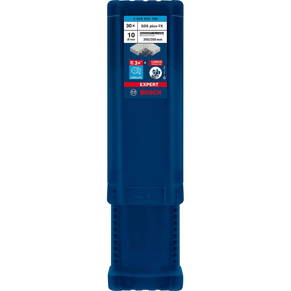 Bosch EXPERT SDS plus-7X Hammerbohrer, für Bohrhämmer ø 10 mm