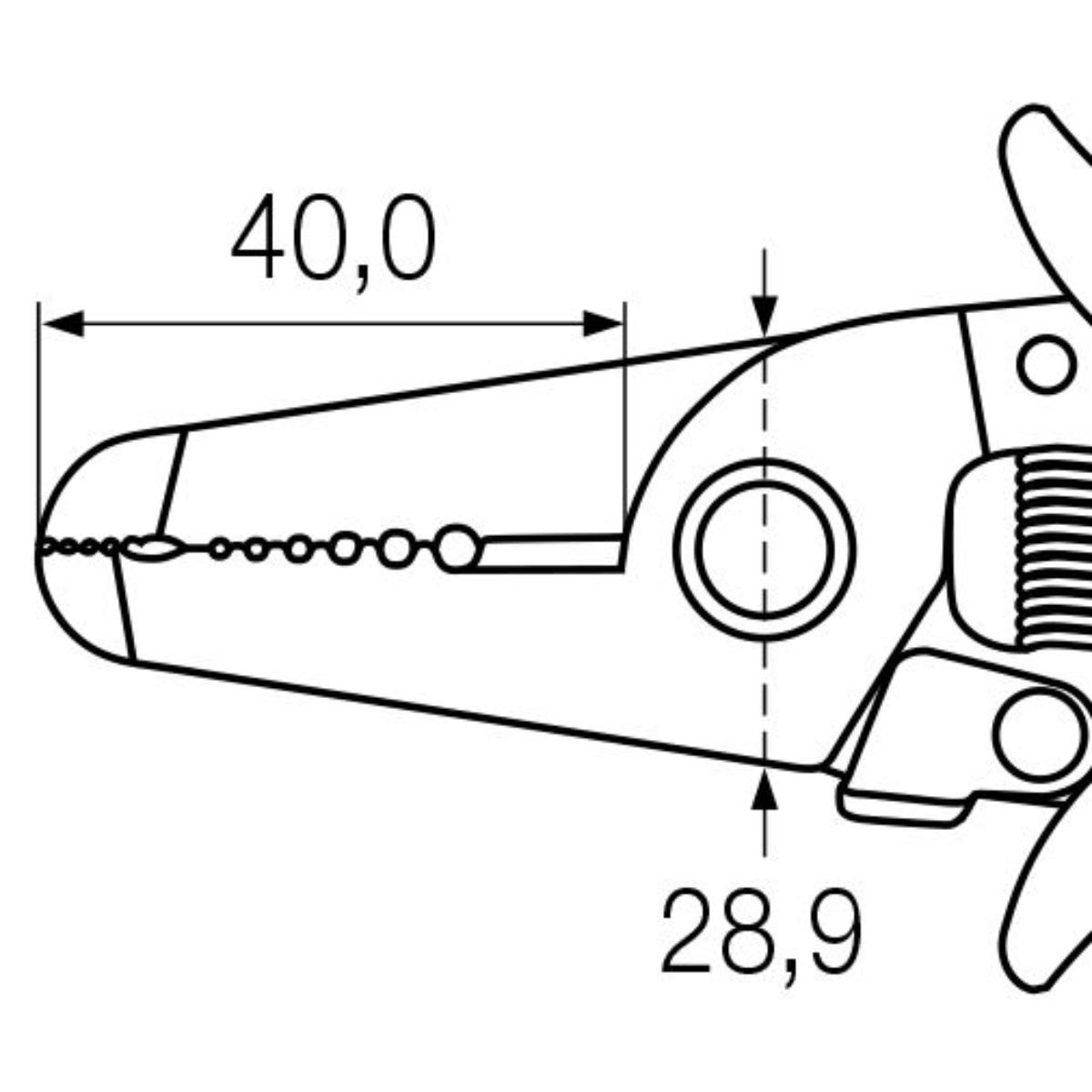 Wiha Abisolierzange Electronic Abisolierstationen 0,8-2,6 mm² (Blisterverpackun) - 5 Stück