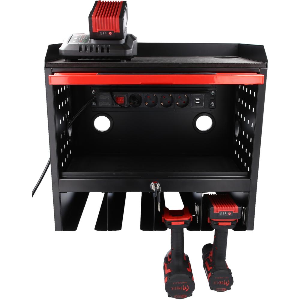 KS Tools eMONSTER Werkzeugschrank zur Wandmontage mit 1 Tür, H435xB480xT282mm