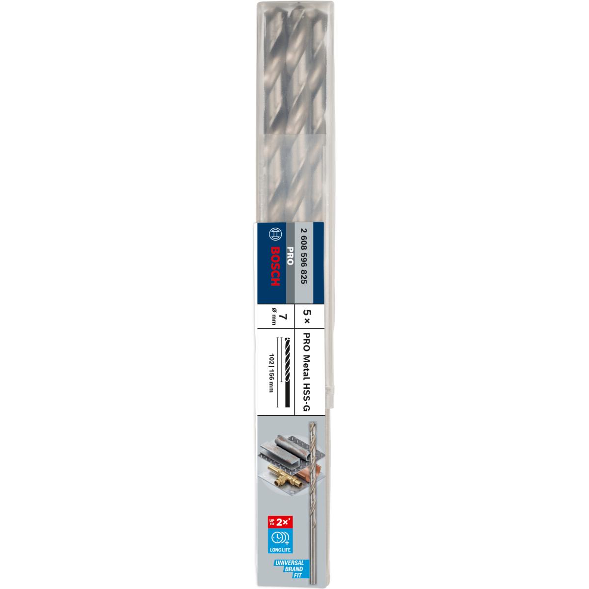Bosch PRO Metallbohrer HSS-G, DIN 340