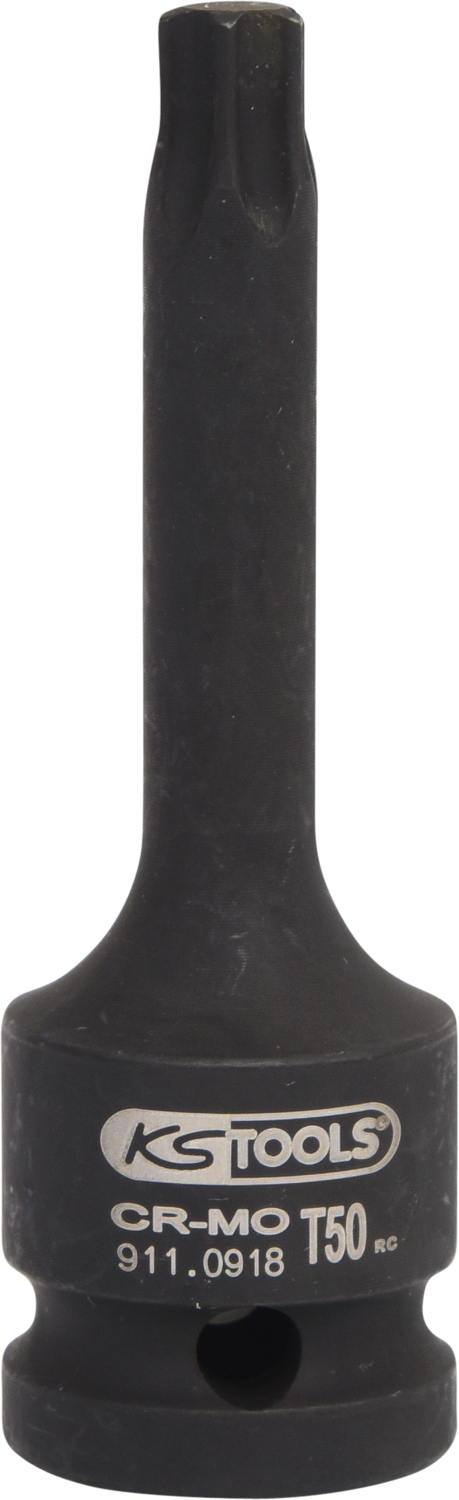 KS Tools 1/2" Kraft-Bit-Stecknuss Torx, lang