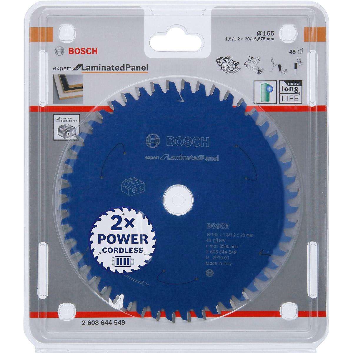 Bosch Akku-Kreissägeblatt Expert for Laminated Panel