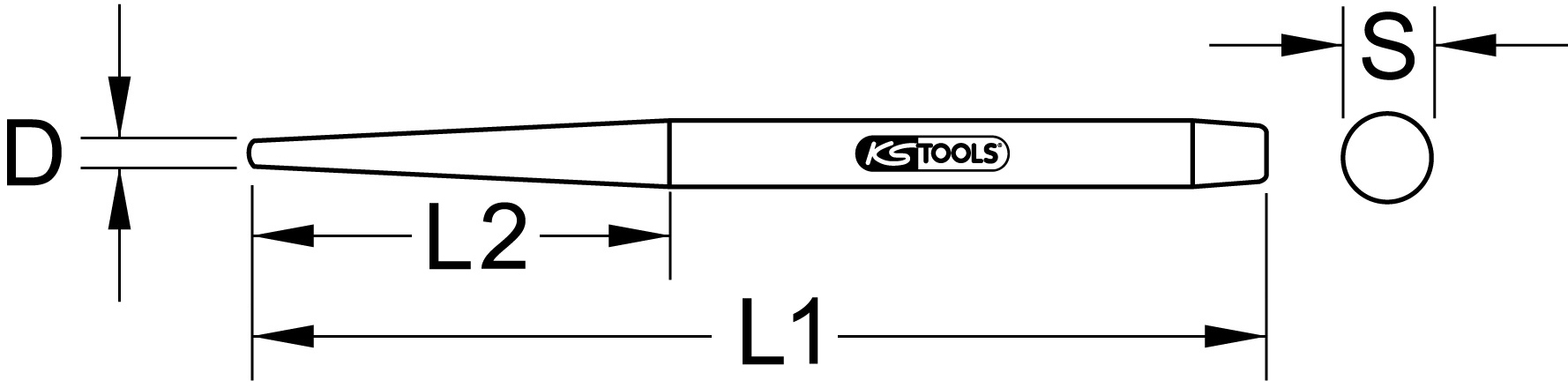 KS Tools Montiereisen, 500mm