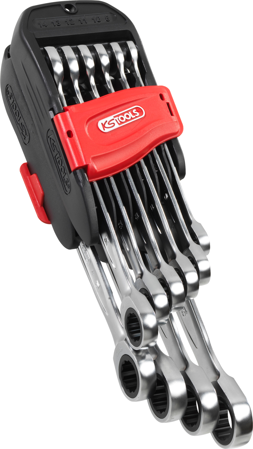 KS Tools GEARplus Ratschenringmaulschlüssel-Satz, 10-tlg