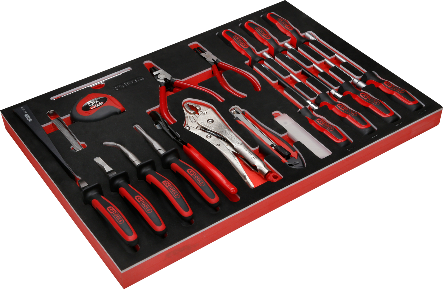 KS Tools Schraubendreher- - und Zangen-Satz in Schaumstoffeinlage, 32-tlg