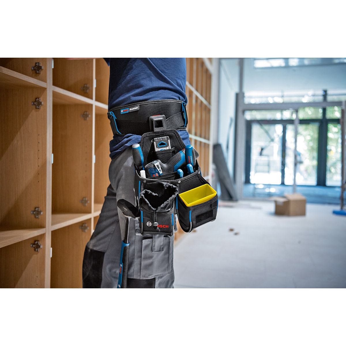 Bosch Werkzeugtasche Werkzeug-Set: je 1x Gürtel 108, GWT 2, GWT 4, 2x ProClick Holder