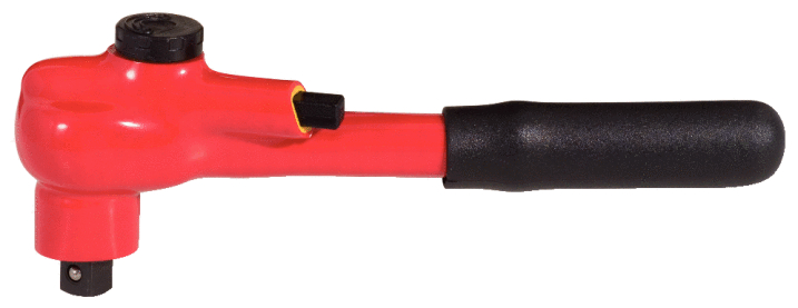 KS Tools 1-2" Umschaltknarre mit Schutzisolierung, 32 Zahn