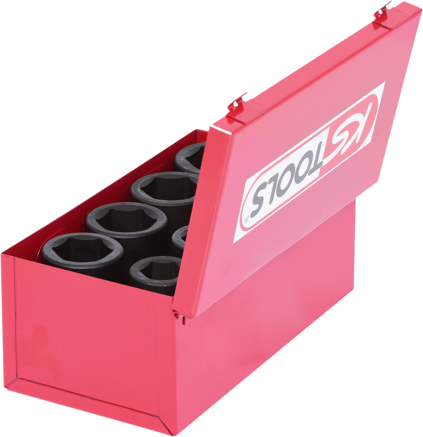 KS Tools 1" Sechskant-Kraft-Stecknuss-Satz, lang, 8-tlg