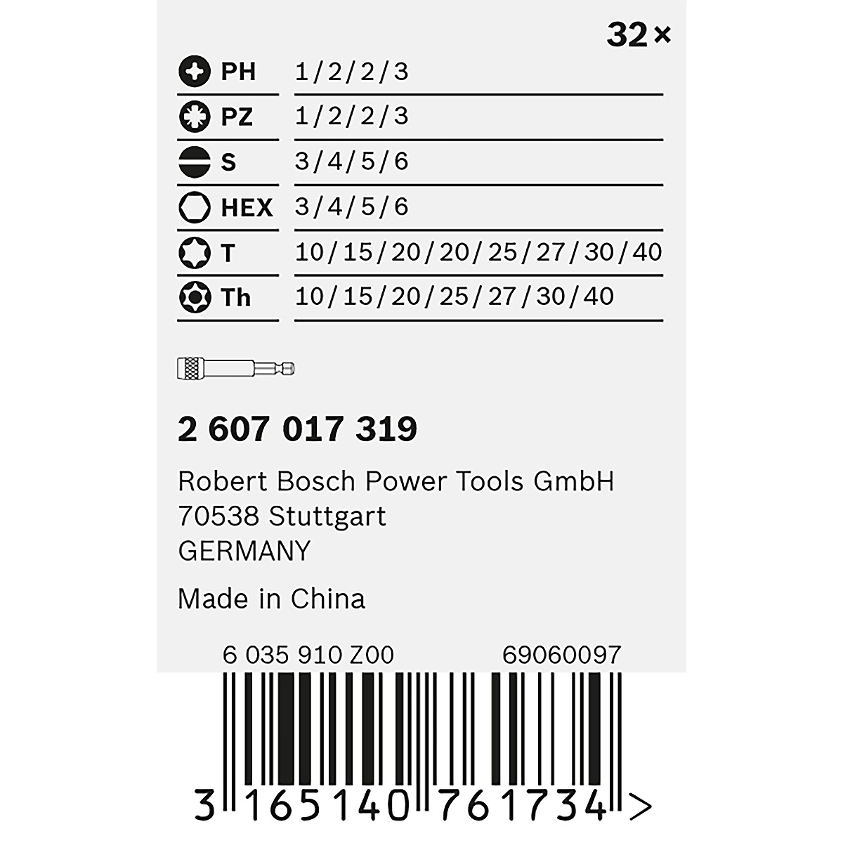 Bosch Schrauberbit Set PRO, 32-teilig