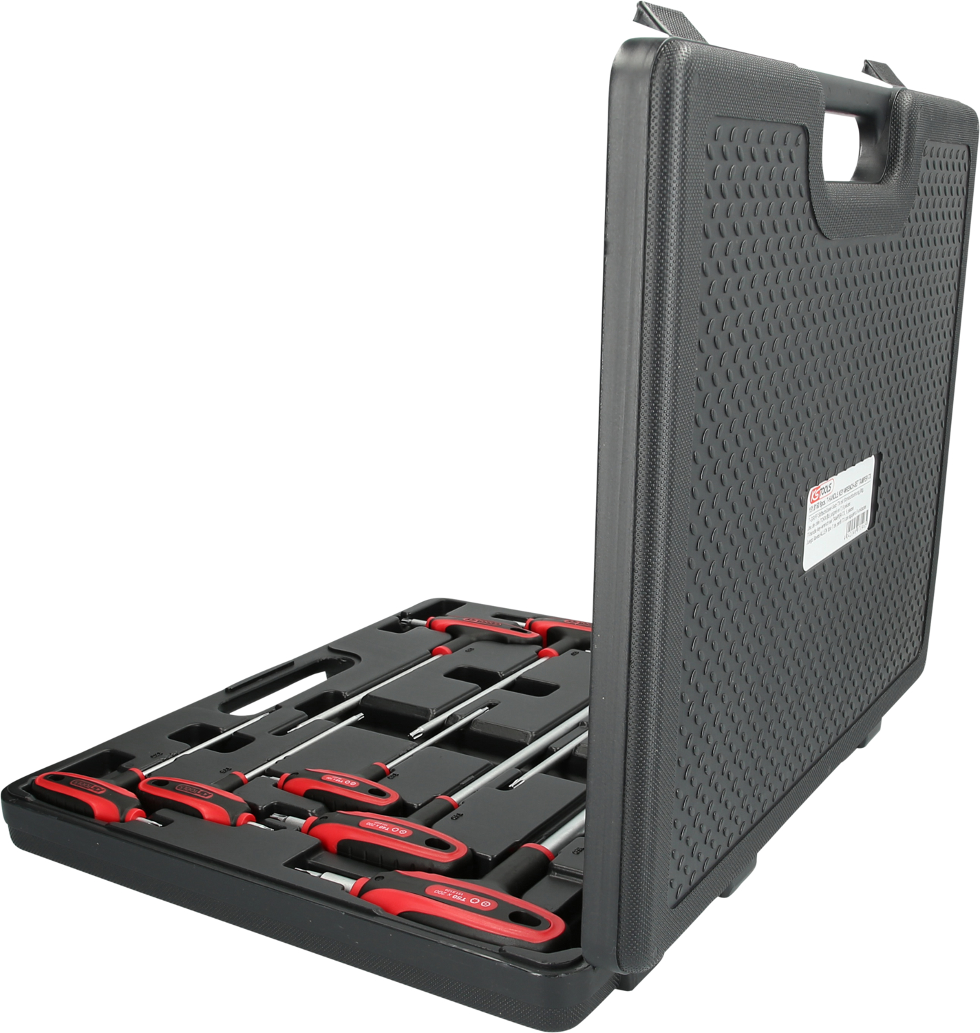 KS Tools T-Griff-Schlüssel-Satz, Torx mit Bohrung,9-tlgTB10-TB50