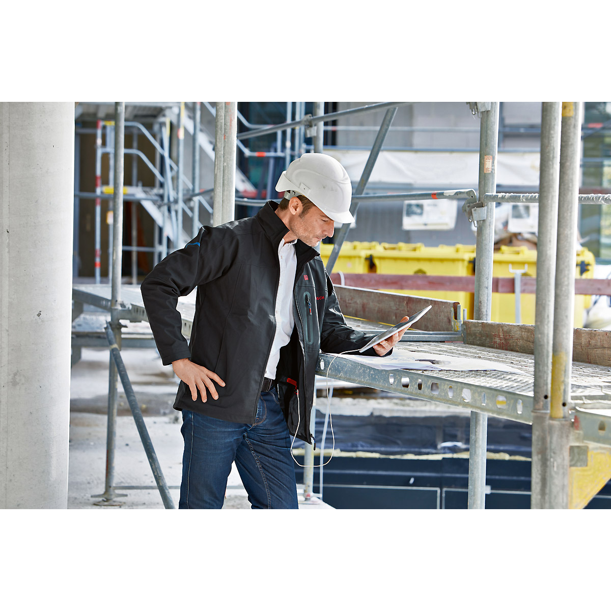 Bosch Beheizbare Jacke GHJ 12+18V XA mit Akkuadapter